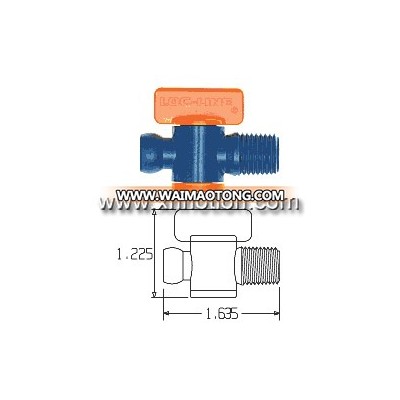 Cooling Tubes Switch Ball Valve with Male Thread