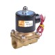 2W(UW) Series Large Aperture Solenoid Brass Valve