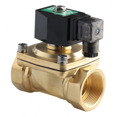 Xhnotion 1-1/2" Direct Acting 0-7 Bar Brass Solenoid Valve